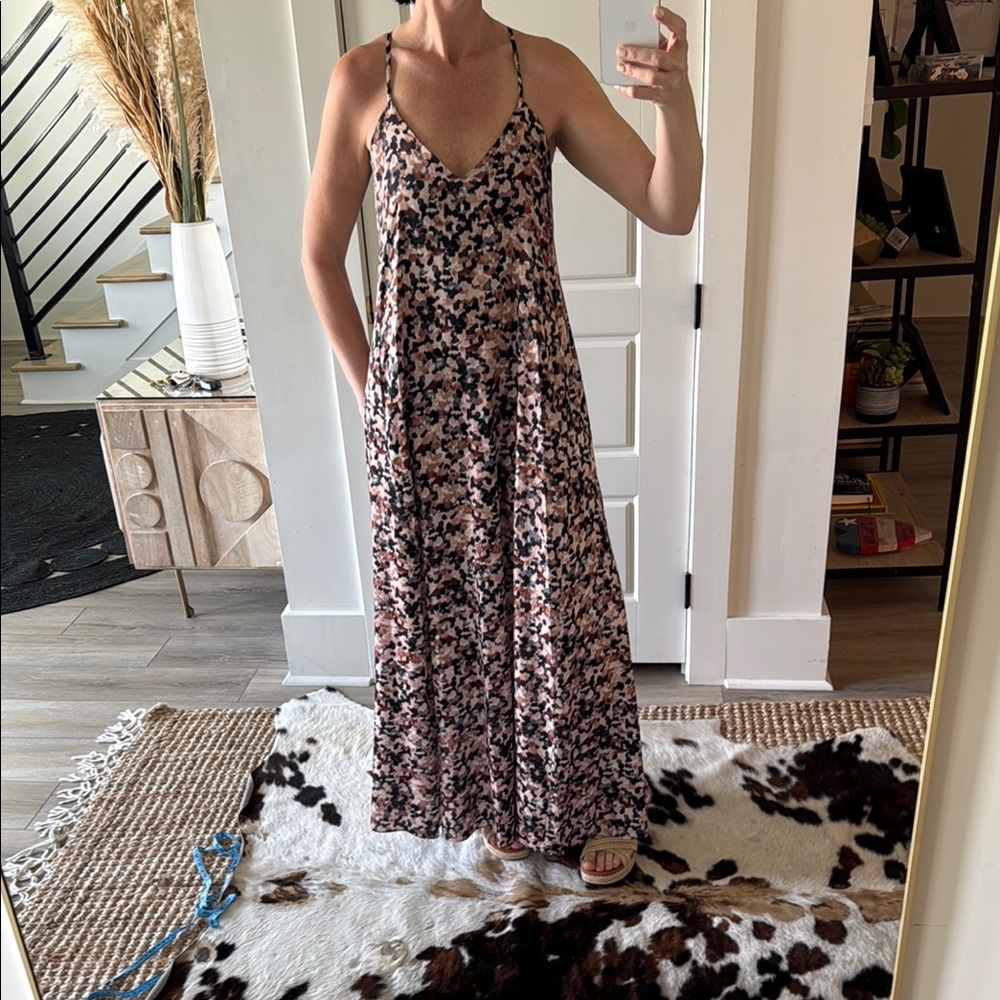 Nicole Miller Spaghetti Strap Maxi Dress
